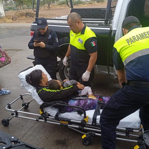 motociclista herida