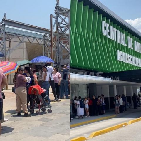 Fila para votar en casilla especial