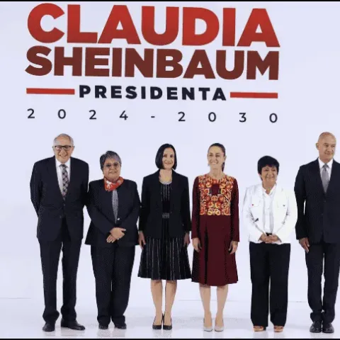 Claudia Sheinbaum y parte de su futuro gabinete