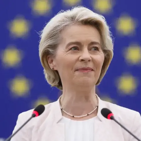 Von der Leyen, exministra alemana.