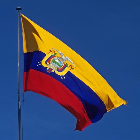 Bandera de Ecuador 