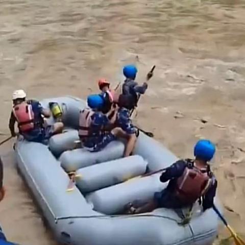 Desprendimiento de tierra en Nepal 