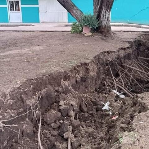 Falla geológica de Pabellón de Arteaga 