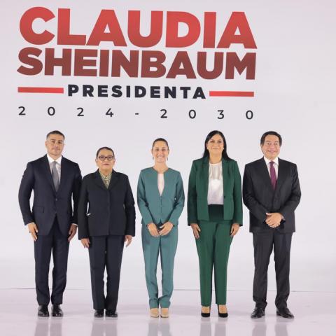 Claudia Sheinbaum en conferencia de prensa.