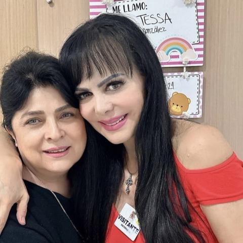 Maribel Guardia fue a conocer a Tessa, la nieta de su amiga Victoria Ruffo.