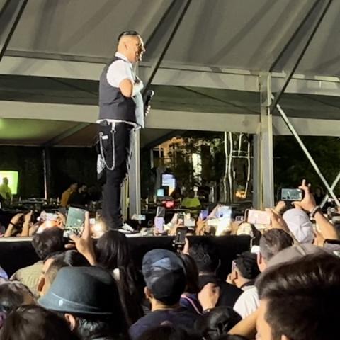  Inspector cautivó a sus fans en la Feria de Jesús María