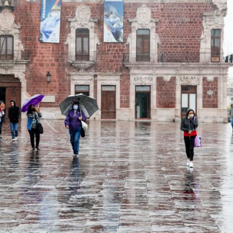 Lluvias en Aguascalientes.