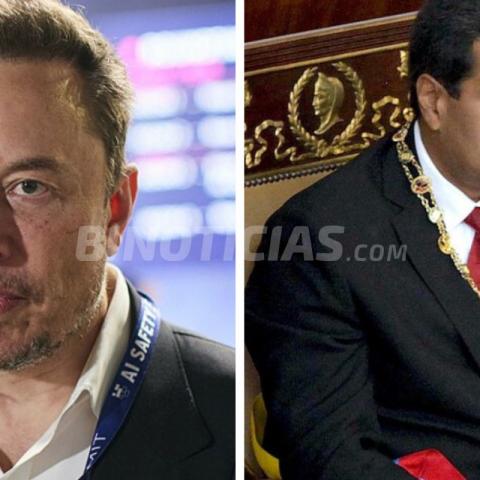 Elon Musk y Nicolás Maduro 