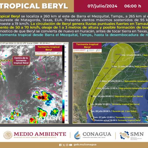 Tormenta tropical Beryl 