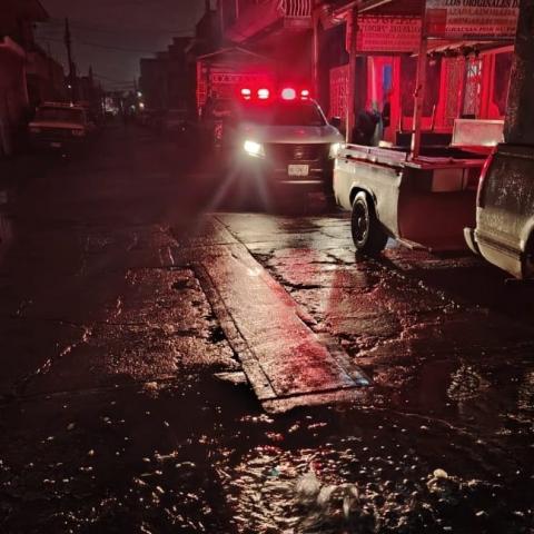 Baches y encharcamientos por lluvias.