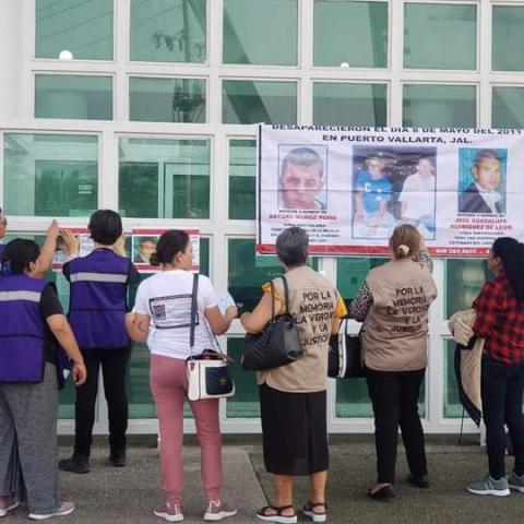 Colectivos de Aguascalientes buscan a personas desaparecidas en Jalisco 