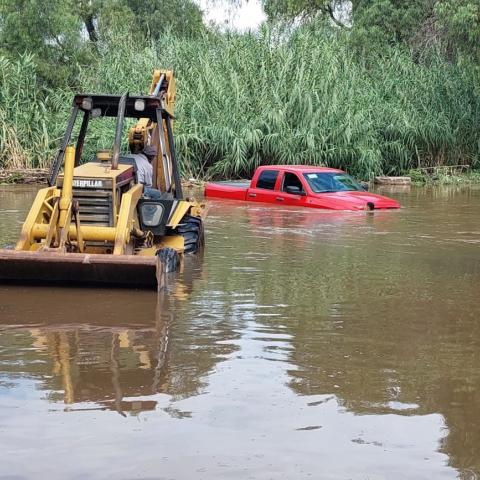 Rescate de camioneta