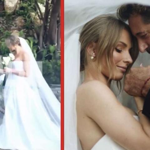 El video de la boda simbólica entre Irina Baeva y Gabriel Soto