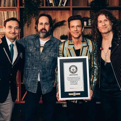 The Killers recibe reconocimiento por romper dos Récord Guinness