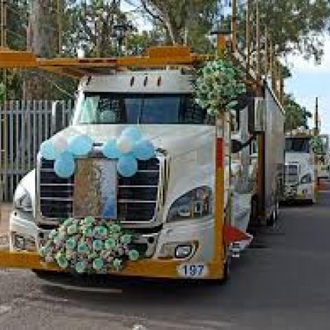 Peregrinación de transportistas a la Virgen