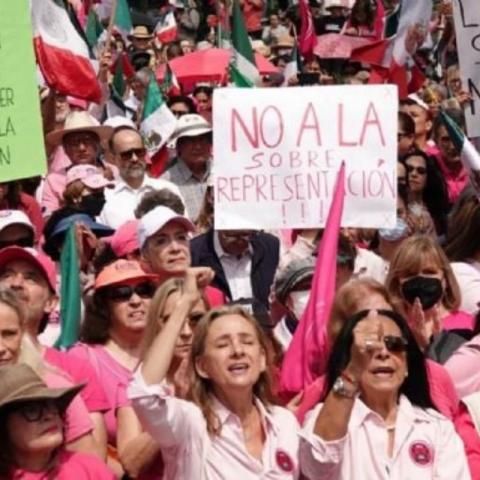 Marea Rosa lanzó la convocatoria para salir a marchar.