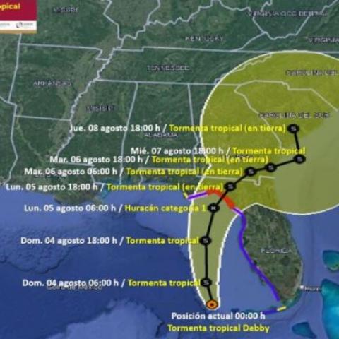 Tormenta tropical Debby 