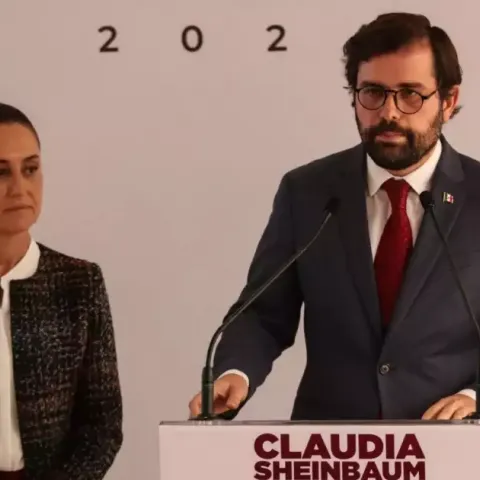 Claudia Sheinbaum y Alejandro Svarch