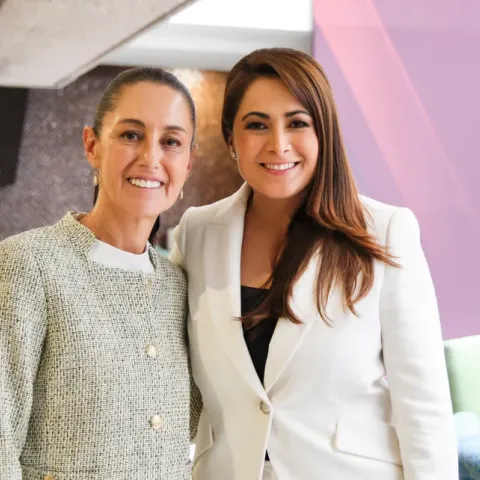 Claudia Sheinbaum y Tere Jiménez