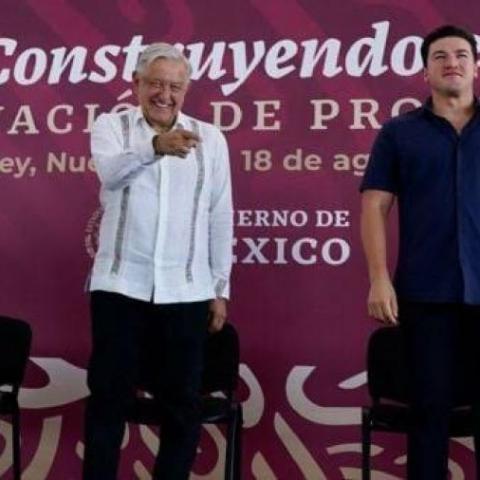 Abuchean a Samuel García en evento de AMLO y Sheinbaum