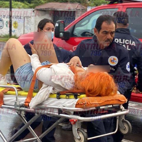 Sucedió esta mañana en el inicio del puente vehicular del Fracc México