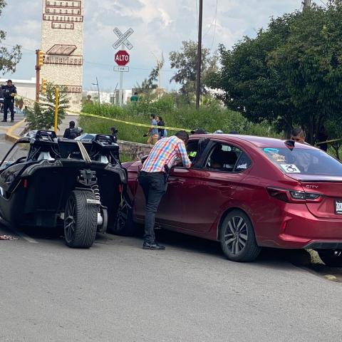 Todavía con vida llegó al Hospital Hidalgo pero el impacto en la cabeza y en el pecho fueron fatales