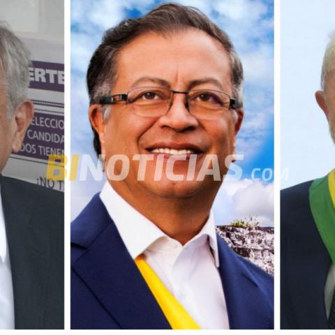 AMLO, Gustavo Petro y Luiz Inácio Lula da Silva 