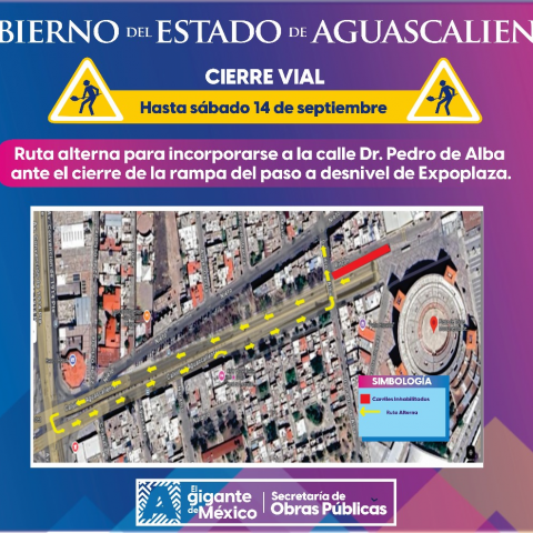 Aviso vial 