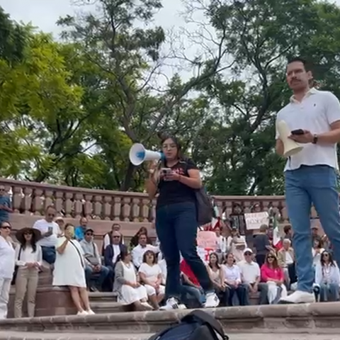 Protesta ciudadana contra reforma judicial 