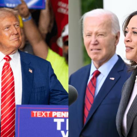 Biden y Harris "aliviados" al saber que Trump está "sano y salvo"