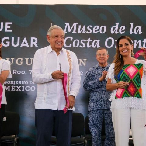 e inauguración del Parque del Jaguar y el Museo de la Costa Oriental