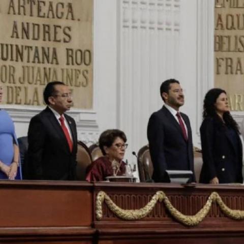  Martí Batres Guadarrama, rindió el sexto informe de gobierno.