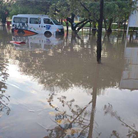 Inundación CECyTEA El Llano 