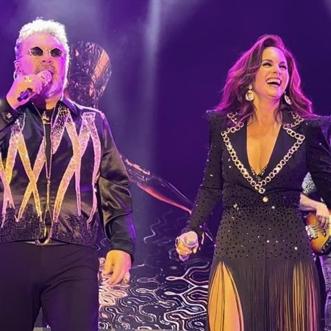 Así fue el concierto de Lucero y Mijares en la plaza principal de Aguascalientes