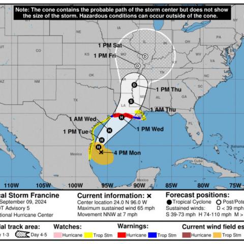 Tormenta tropical Francine 