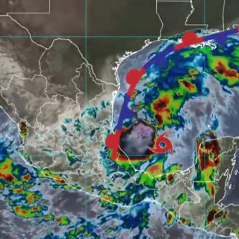 Se forma potencial ciclón tropical seis en el golfo de México