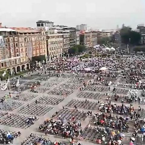 Zócalo en la CDMX 