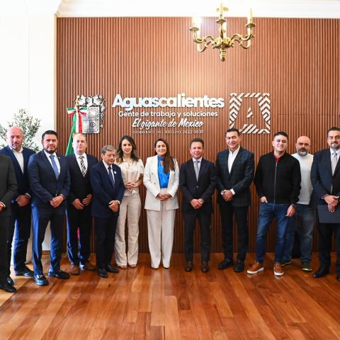 Reunión con autoridades de Jalisco. 