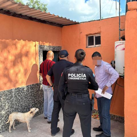 menor localizada