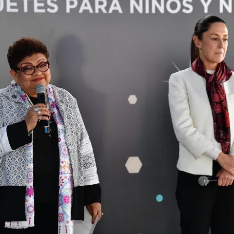 Ernestina Godoy y Claudia Sheinbaum