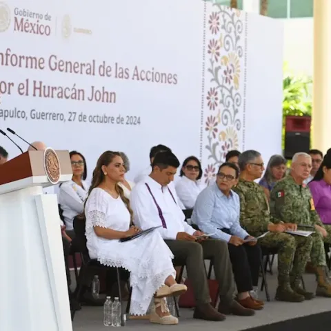 Emergencia en Guerrero y Oaxaca por "John" terminó: Sheinbaum 