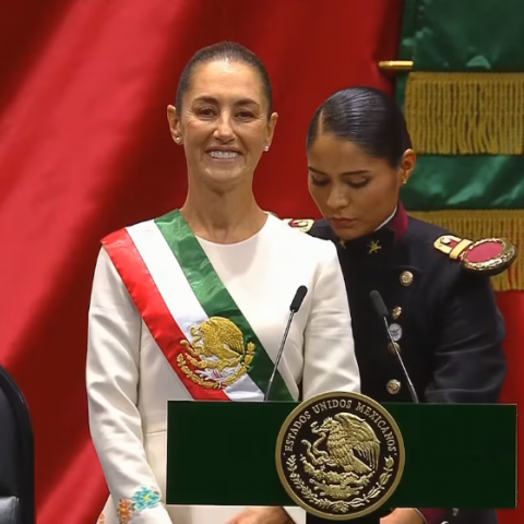 Claudia Sheinbaum toma protesta en San Lázaro 