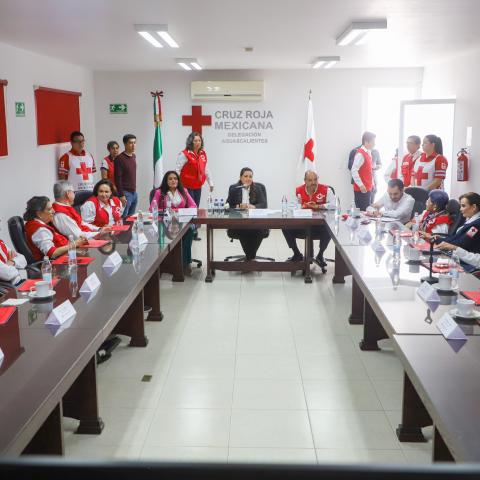 Cruz Roja Mexicana en Aguascalientes 