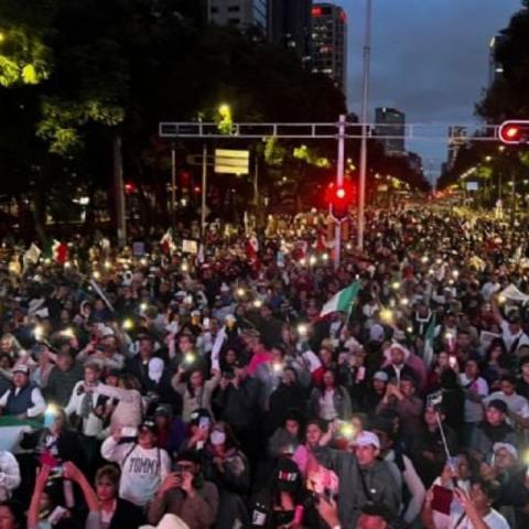 segunda marcha para protestar contra la reforma judicial.