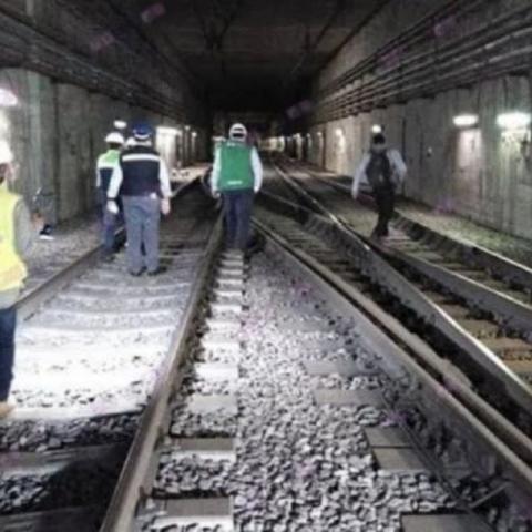 hombre muerto en vias del metro.