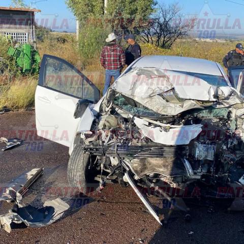 El fatal choque ocurrió la mañana de este jueves cerca de Villa Juárez, Asientos