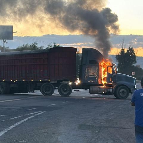 Bloqueos del crimen organizado