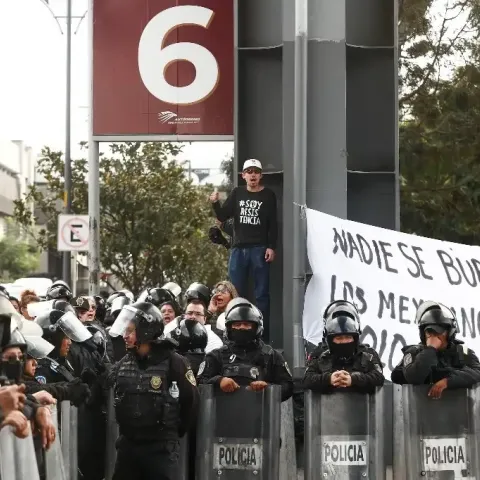 Trabajadores del Poder Judicial en protesta