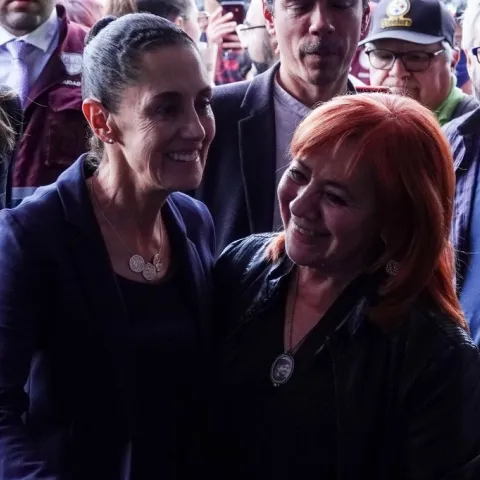 Claudia Sheinbaum Pardo y Rosario Piedra