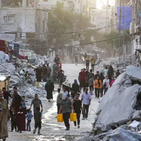 Bombardeos en Gaza